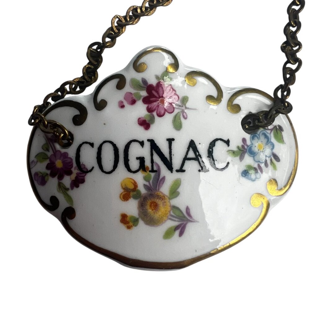 Hammersley Fine Bone China Antique Decanter Tags Bourbon & Cognac - Picture 5 of 6